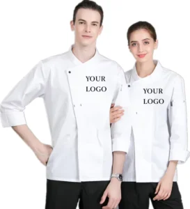 Cotton Chef Uniform Long Sleeve with Pen Pocket