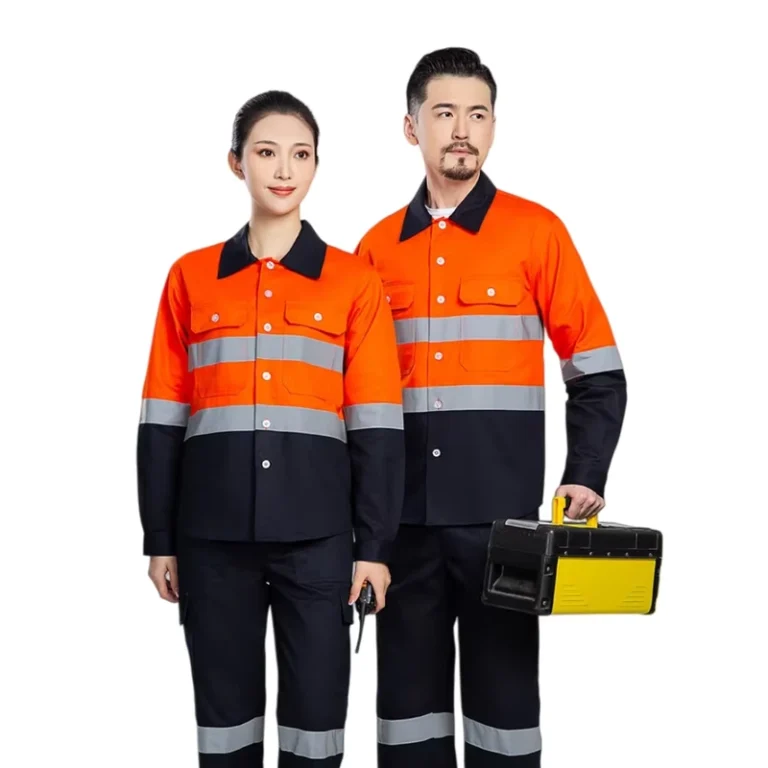 Cotton-Construction-Mining-Industrial-Worker-Uniform-Workwear-Custom-Logo-Reflective-High-Visibility-Waterproof-Breathable