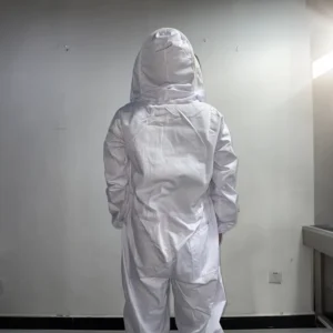 Cotton Coverall Beekeeping Suit with Veil and Zipper