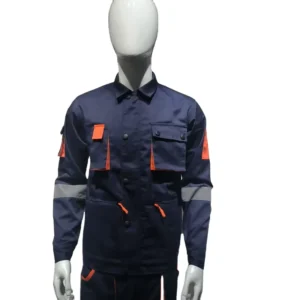 Cotton Men’s Fireproof Reflective Flame-Retardant Mining Uniform with Anti-Static and Waterproof Protection