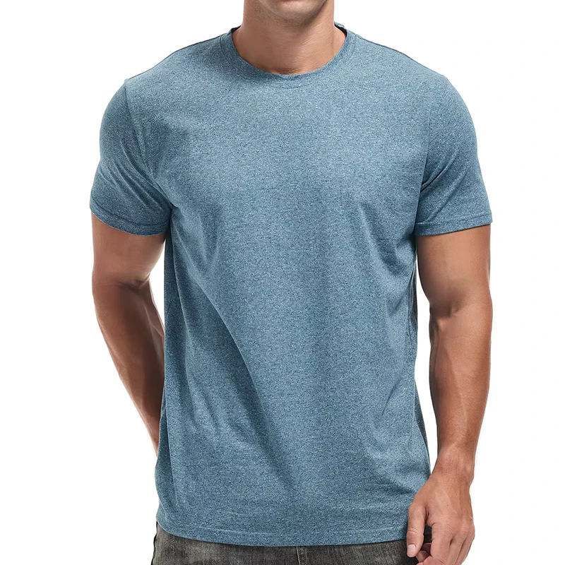 Cotton Polyester Men's Clothing T Shirts Color Size and Design Customized