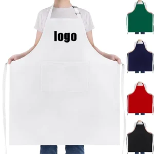Cotton Polyester White Chef Apron
