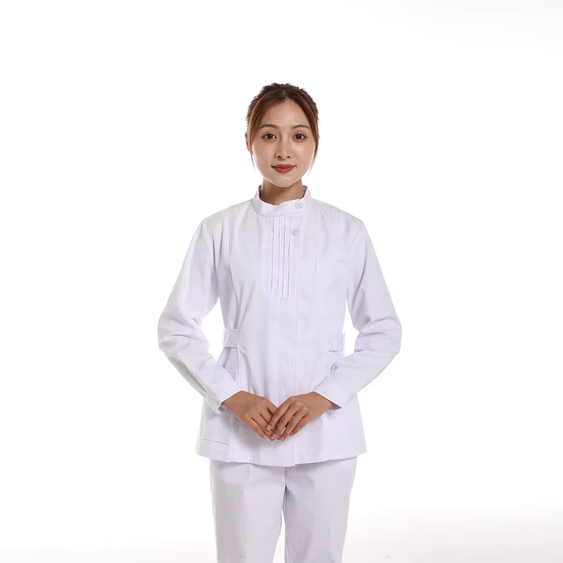 Cotton Polyester Women's Nurse Hospital Medical Scrub Uniform OEM Service