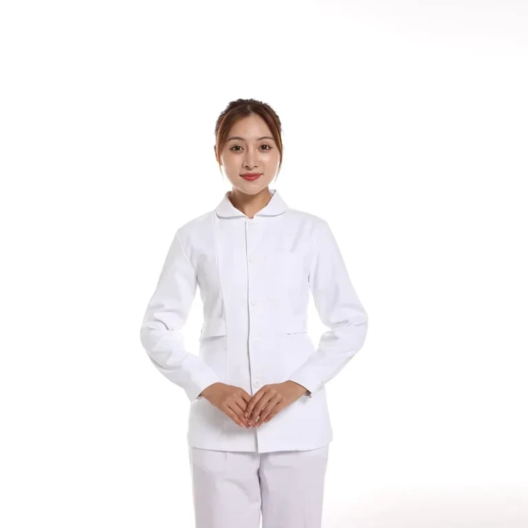 Cotton-Polyester-Womens-Nursing-Scrub-Uniform-Top-and-Pants-Set