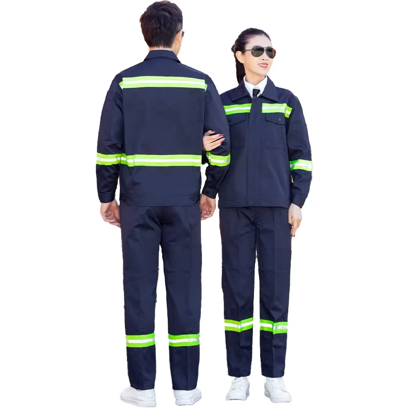 Cotton Reflective Long Sleeve Industrial Workwear