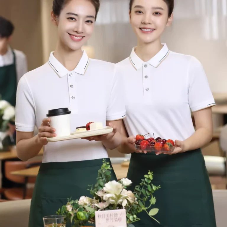 Cotton-Short-Sleeve-Polo-Shirt-for-Restaurant-Waiter-Service