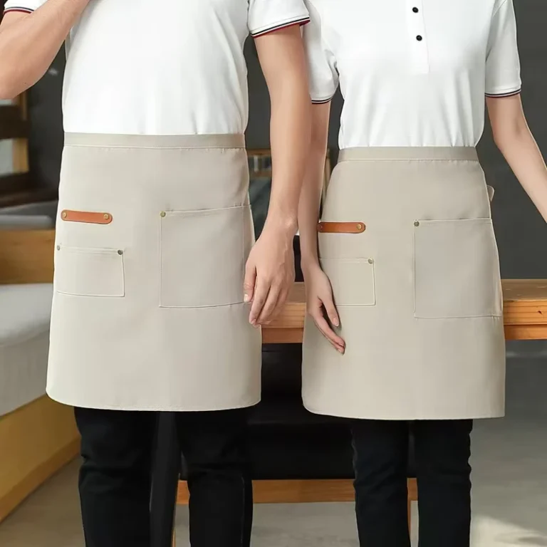 Cotton-Sleeveless-Half-Apron-with-Pockets-Black-Washable-Reusable-for-Cleaning-and-Garden-Use