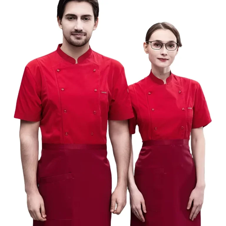Cotton-Staff-Chef-Coat-for-Men-and-Women-White-Hotel-Restaurant-Waiter-Uniform