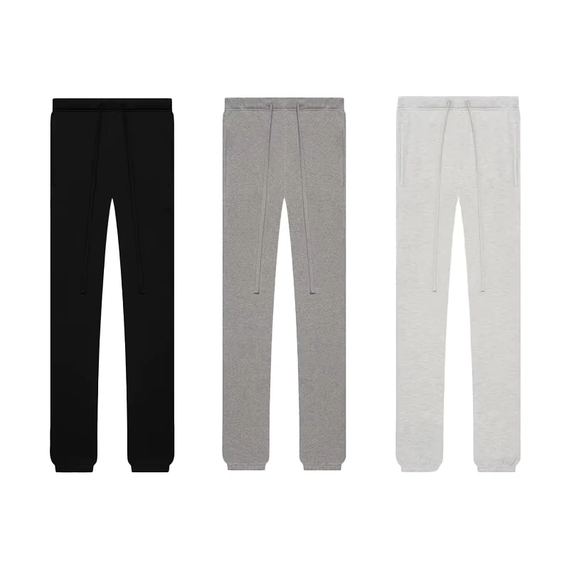 Cotton Unisex Hoodie and Cuffed Sweatpants Set E22 Logo High Street Casual