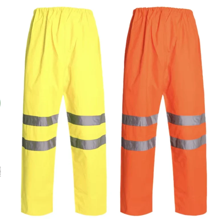 Cotton-and-Polyester-Workwear-Pants-with-Hi-Vis-Waterproof-Features-Lightweight-Customizable-Logo
