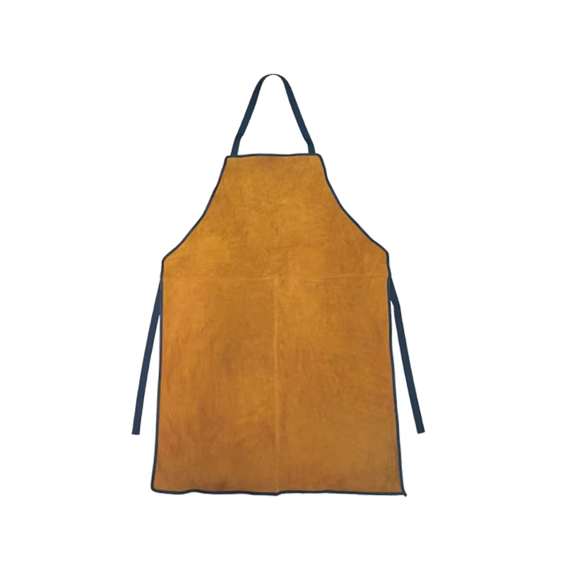 Cow Split Leather CE Welder Protective Long Apron