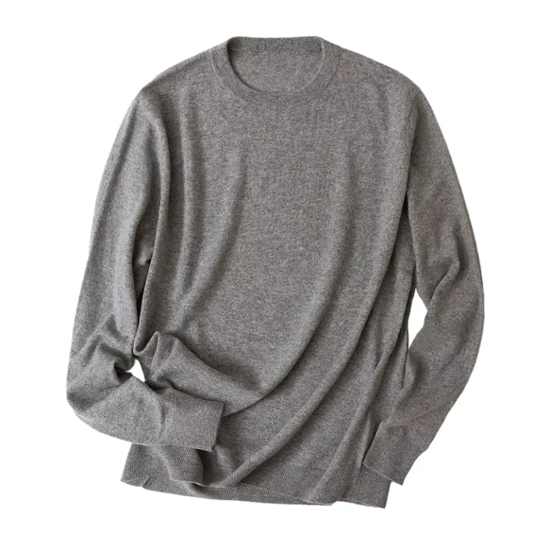 Crew-Neck-Plain-Color-Knitted-Long-Sleeve-Men-Sweaters-Custom-Knitted-Soft-Fashion-Inner-Mongolia-Cashmere-Pullover-Sweater