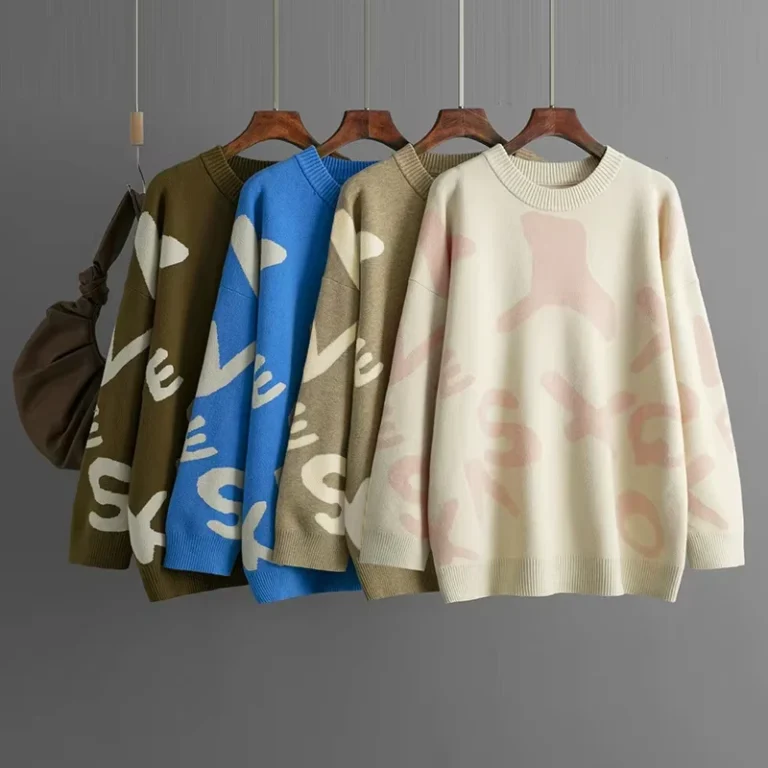 Cross-Border-Russian-Autumn-Winter-New-Casual-Knitted-Sweater-Women-Polyester-Cotton-Long-Jacquard-Character-Pattern-Loose