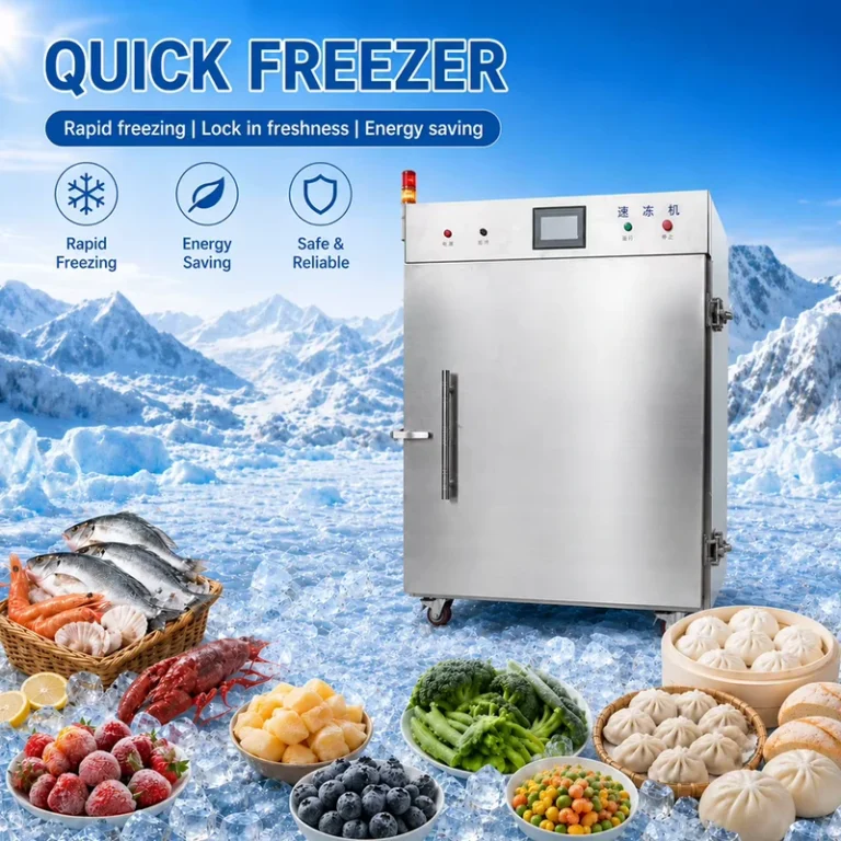 Cryogenic-Freezing-System-Liquid-Nitrogen-Stainless-Steel-High-Safety-Industrial-Technology-Quick-Quality-Food-Freezing-Freezer