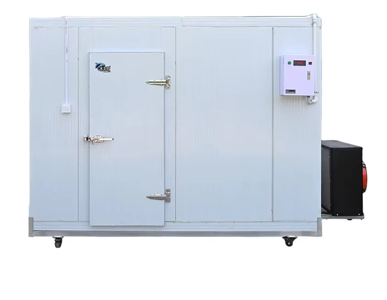 Custom 1 Door Mobile Blast Freezer Room Cold Storage Full Set Quick Cooling Insulated Refrigerated Frozen Equipment