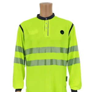 Custom 100% Polyester High Visibility Reflective Stripe Work Coverall Security Workwear