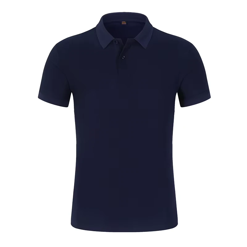 Custom 220gsm Cotton Polo Shirts With Embroidery logo Plus Size Men's Polo Shirts