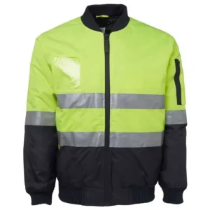 Custom 3M Reflective Bomber Safety Jacket