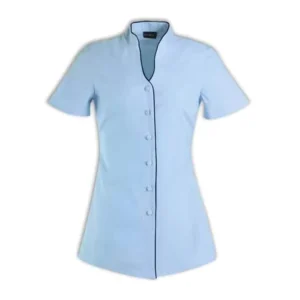 Custom Anti Static Breathable Cotton Blend Women’s Beauty Salon Spa Uniform Set for Nail Salon and Spa Workwear