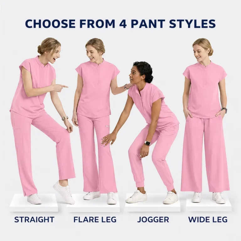 Custom-Antibacterial-Medical-Nursing-Scrubs-Uniform-Sets-Doctor-Nurse-High-Stretch-Scrub-Salon-Uniform-Stretch-Scrubs-Set