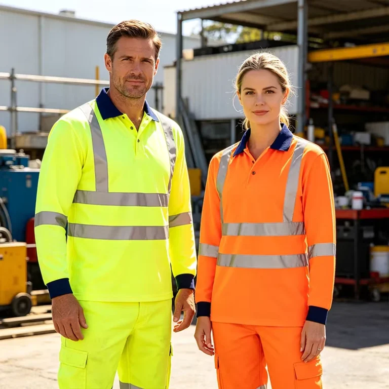 Custom-Australian-Construction-Mechanic-Mining-Reflective-Safety-Clothes-High-Visibility-Cotton-Polyester-Hi-Vis-Work-Shirt