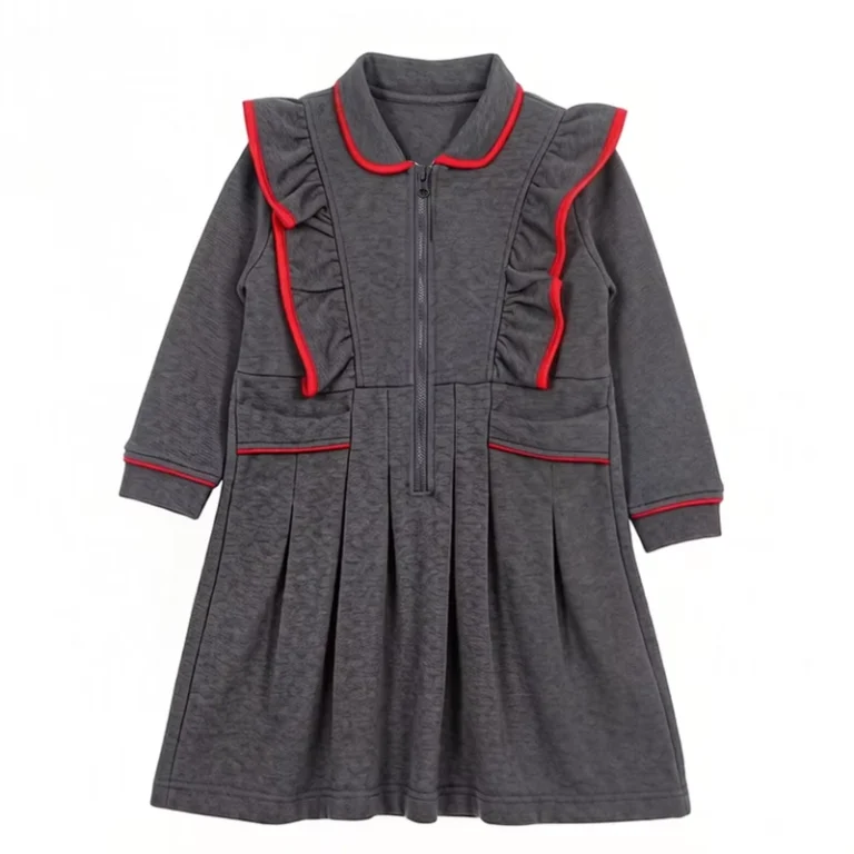 Custom-Autumn-Fashion-Girls-Long-Sleeve-Dress-Ruffled-edge-Designs-Dress-School-Uniforms-for-Primary-Age-Islamic-School-Wear
