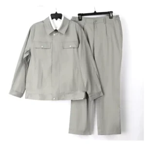 Custom Autumn Spring Thick Cotton Reflective Work Wear Welding Uniform Coal Mine Anti Static Work Suit Jacket and Pant