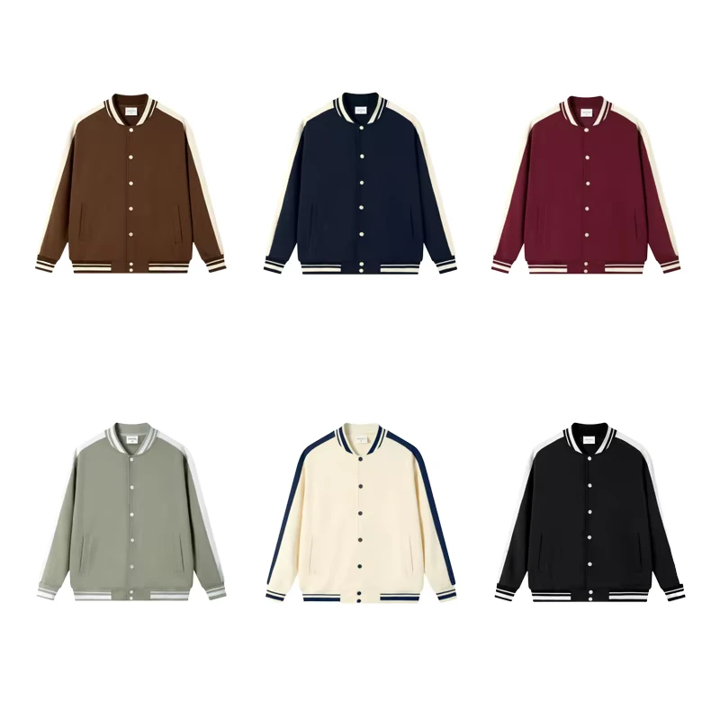 Custom Baseball Jacket Warm Winter Varsity Style Embroidery Comfortable Regular Length Bomber Jacket Jacket for Men