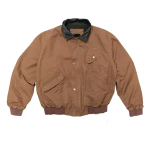 Custom Blank Acid Washed Old Lapel Jacket Loose Casual Men’s Heavy Canvas Jacket