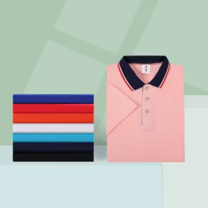 Custom Brand Polo Shirts Short Sleeve Anti pilling Polo T Shirt Mens Polo Shirt