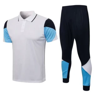 Custom Breathable 100% Polyester Men’s Adult Football Shirt Set Pant Heat Transfer Printed
