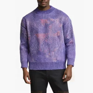 Custom Breathable Anti-Wrinkle Quick Dry Plus Size Thermochromic Sweater Color-Changing Heat-Reactive Knitted Cardigan
