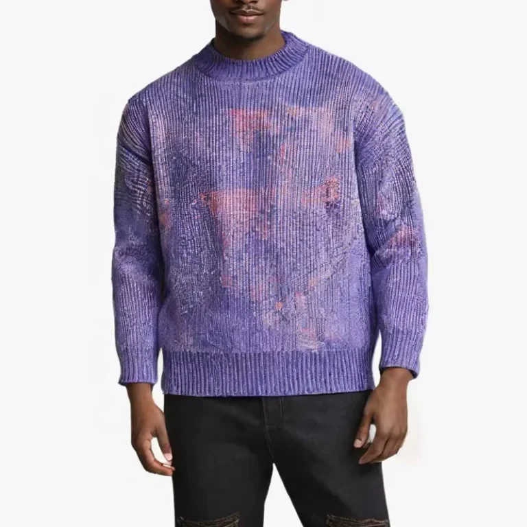 Custom-Breathable-Anti-Wrinkle-Quick-Dry-Plus-Size-Thermochromic-Sweater-Color-Changing-Heat-Reactive-Knitted-Cardigan