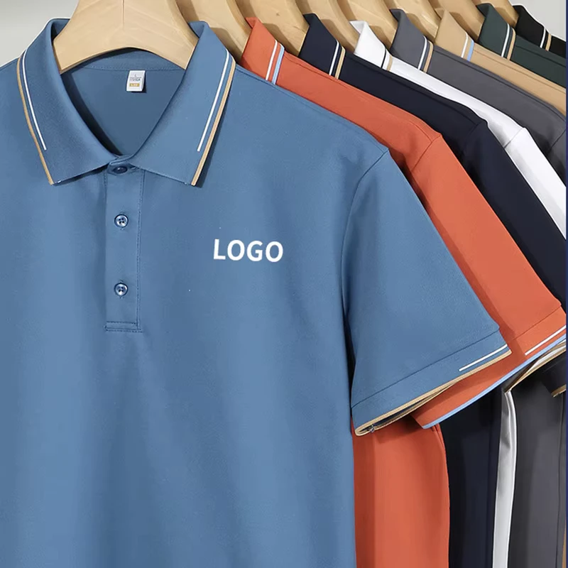 Custom Breathable Cotton Pink Anti-Wrinkle Work Uniform Polo Shirt