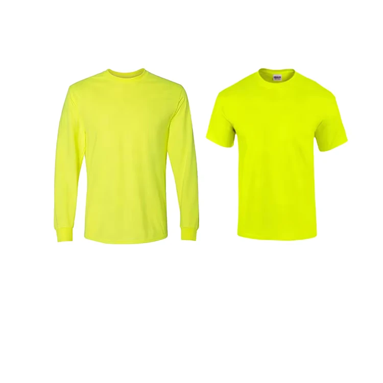 Custom-Breathable-Polyester-Dry-Fit-Long-Sleeve-Neon-Green-T-Shirts-Hi-Vis-Work-Construction-Shirt