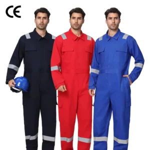 Custom Breathable Unisex Workwear Mining Work Safety Overall Uniform Hi Vis Coveralls CE