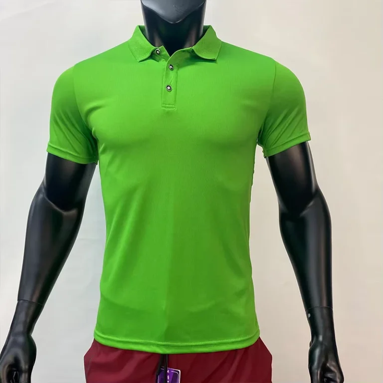 Custom-Casual-Mens-Breathable-Mesh-Sports-Polo-Shirt