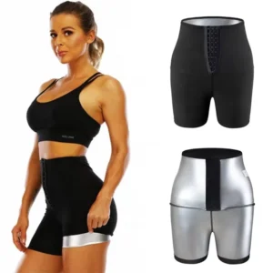 Custom Casual Sauna Pants High Waist Fitness Leggings Women Yoga Sweat Pants Fitness Sportswear