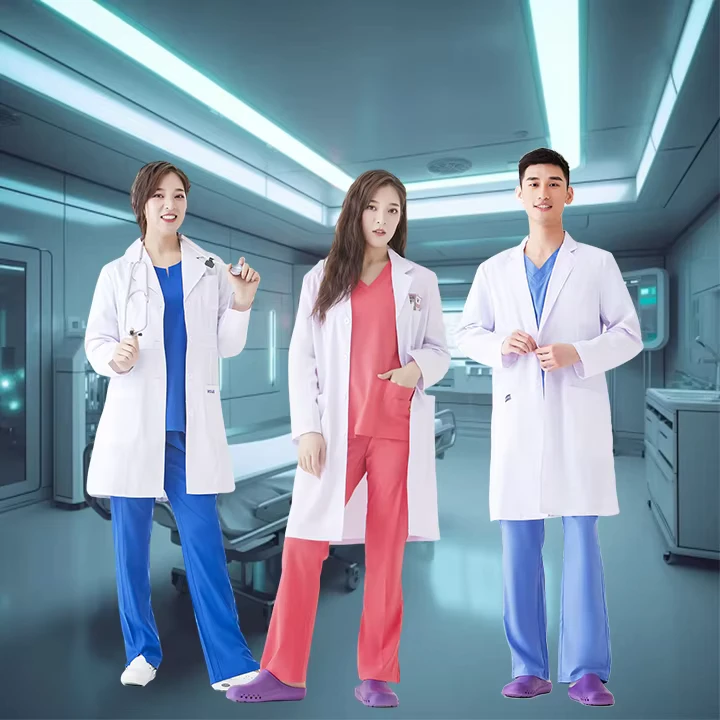 Custom-Classic-Nurse-Uniform-and-Lab-Coat-Antibacterial-Hospital-Uniforms
