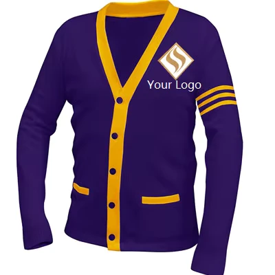 Custom-Clothing-Manufacturers-Men-Classic-Long-Sleeve-Uniform-Color-Block-Knit-Sweater-Button-V-Neck-Unisex-Cardigan-Sweater