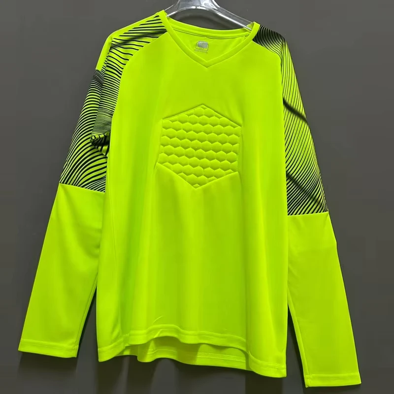 Custom Collision Avoidance Football Goalkeeper Suit with Pad Door General Suit Adult Children Training Competition Printable