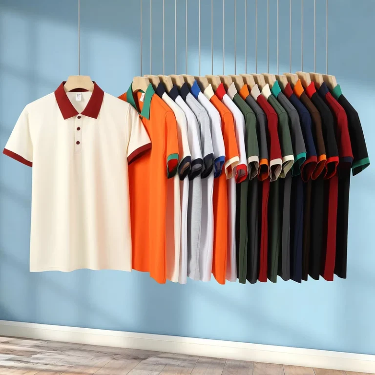 Custom-Color-Block-Breathable-Anti-Wrinkle-Knitted-Formal-Shirt-for-Men-Heat-Transfer-Printed-Logo