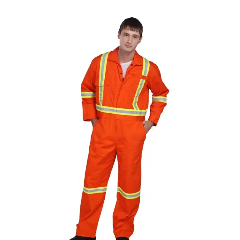 Custom-Cotton-FR-Safety-Overall-Fireproof-Hi-Vis-Oil-Gas-Mining-Anti-static-Level-B-Splash-Protective-Reflective-Flame-Retardant