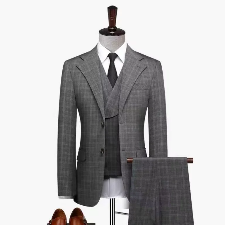 Custom-Customization-Mens-Double-Breasted-TR-Fabric-Business-Wedding-Grooms-Tuxedo-Suits