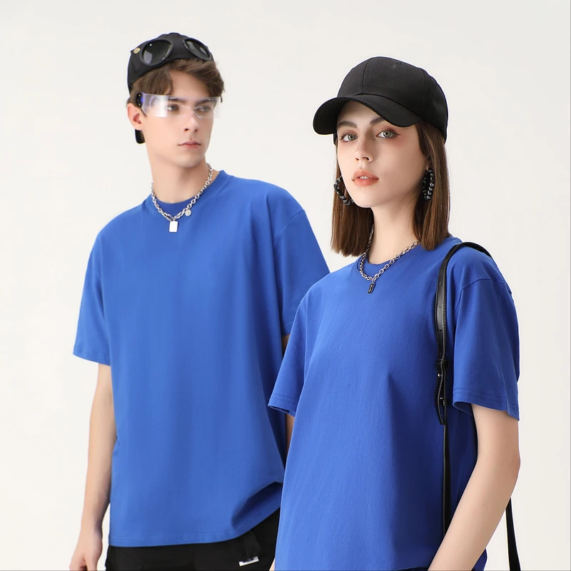 Custom Design High Quality Comfortable Elastic Lightweight Breathable Printed 100% Cotton Loose Fit Tshirt