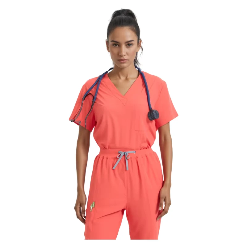 Custom Design Medical Nursing Surgical Scrub Uniform Sets for Women