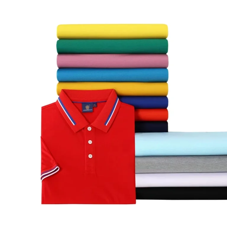 Custom-Design-Silk-Cotton-Intercolor-Lapel-Short-Sleeve-High-Quality-Breathable-Unisex-Casual-Summer-Mens-Polo-Shirt