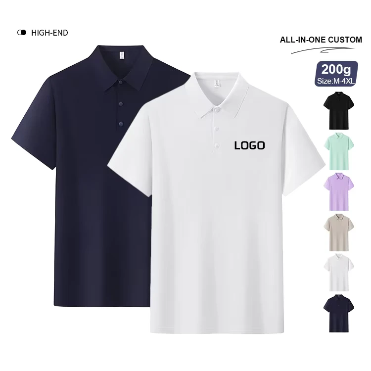 Custom Embroidered Cotton Polo Shirts, Unisex Company Uniform Workwear