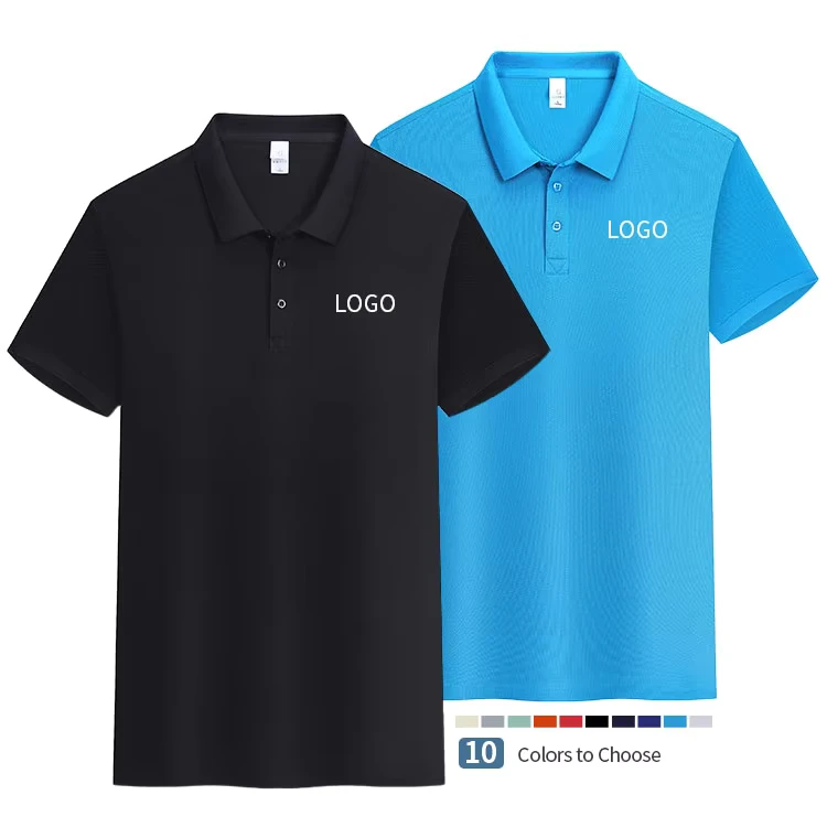 Custom Embroidered Men's Business Workwear Polo Shirt