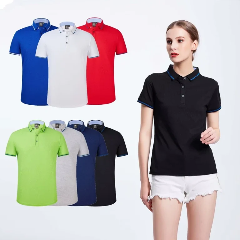 Custom-Embroidery-Cotton-Polyester-Womens-Golf-Polo-Shirt-Custom-Logo-Knitted-Polo-T-shirt-With-Logo